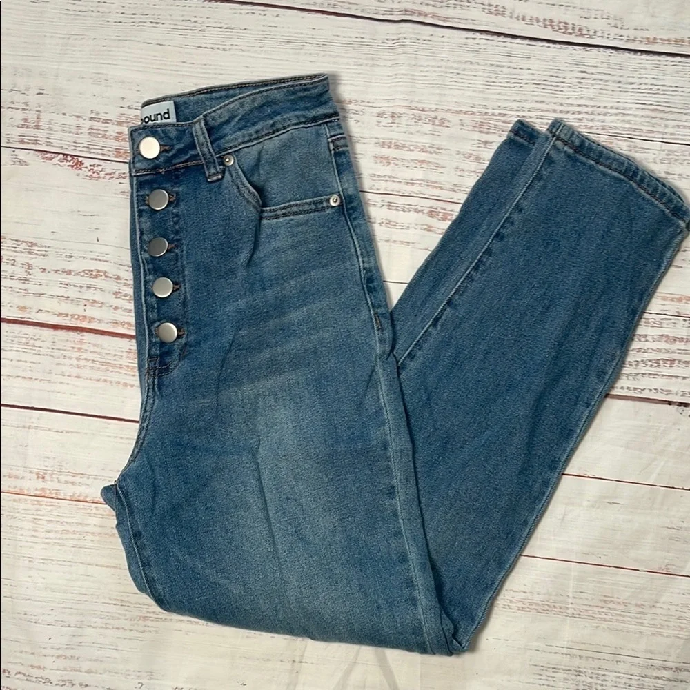 Abound Blue High Rise Jeans Classic Style